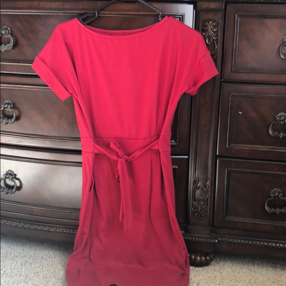 Red dress